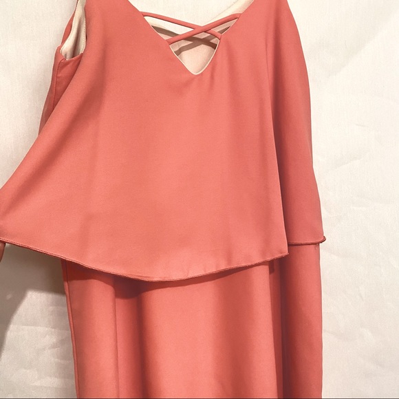 Light Pink Tiered Dress - Picture 6 of 9